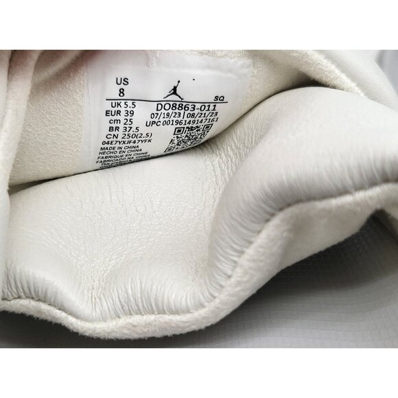 Nike Jordan Womens White Slide Sandals Size 8 Lightweight Comfort & Durable Sole - Picture 8 of 8